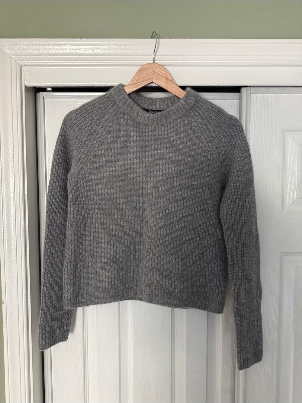 Quince Cashmere Fisherman Sweater